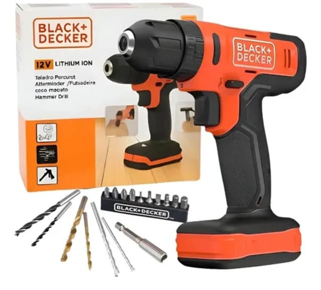 Parafusadeira / Furadeira de Impacto 3/8" 12V BCD712VHD-BR